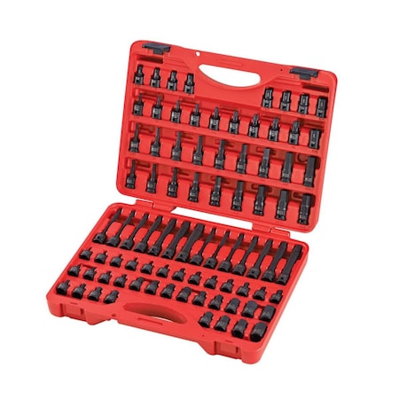 Gourmetgalley 0.375 in. Drive Master Hex Bit Impact Socket Set - 84 Piece, 84PK GO381928